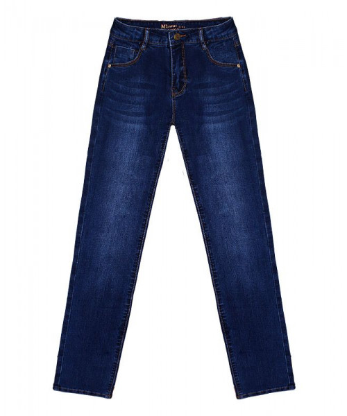 Брюки синие джинсовые для девочки 34852-ПДО17