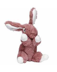 Мягкая игрушка Кролик темно-розовый 16 см