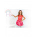 Нарядное коралловое платье для девочки 78204-ДН16