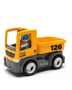 Строительный грузовик с водителем игрушка 22 см