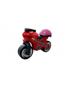 Каталка-мотоцикл МХ со шлемом ( шлем голубой,розовый указывать какой цвет!!)