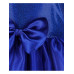 Нарядное синее платье с сеткой-вуалью для девочки 82513-ДН21