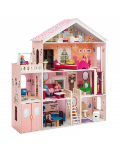 Кукольный домик "Мечта" (с мебелью)