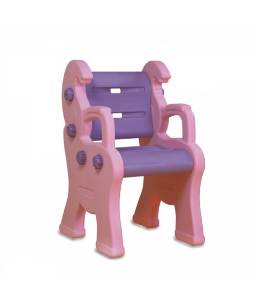 Детский пластиковый стул Королевский, розовый