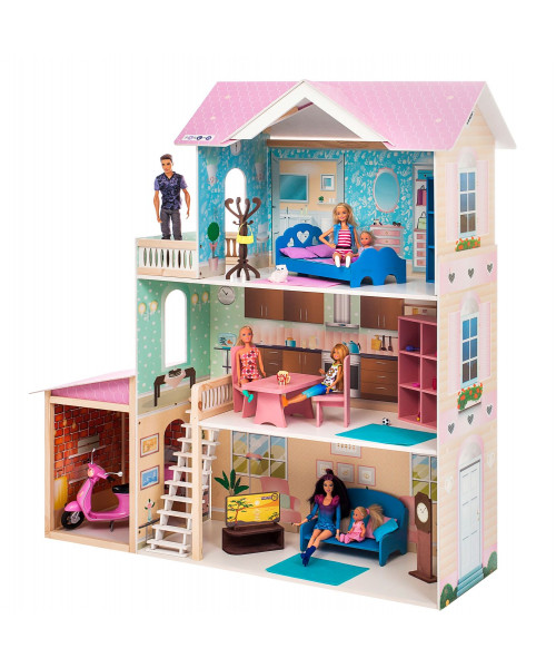 Кукольный дом Розали Гранд (с мебелью)