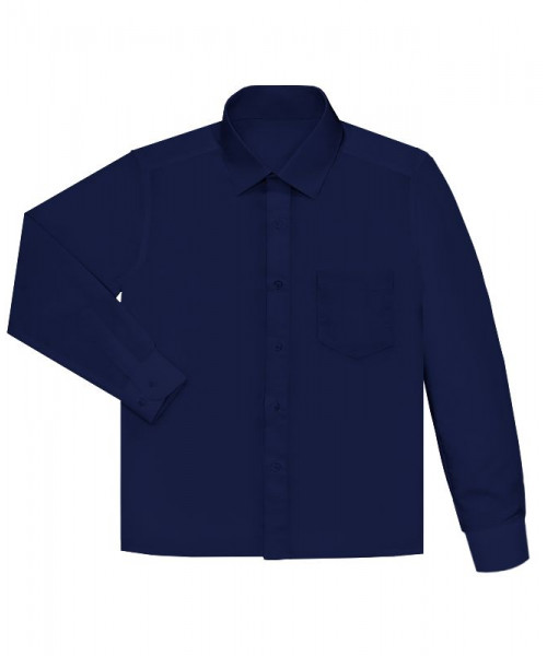 Васильковая сорочка (рубашка) для мальчика 29904-ПМ21