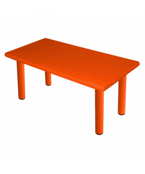 Большой стол Королевский, пластиковый, цвет Оранжевый