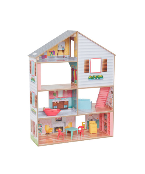 Кукольный домик Чарли, с мебелью 10 элементов