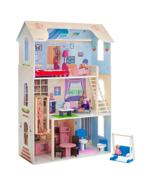 Кукольный домик Грация (с мебелью)