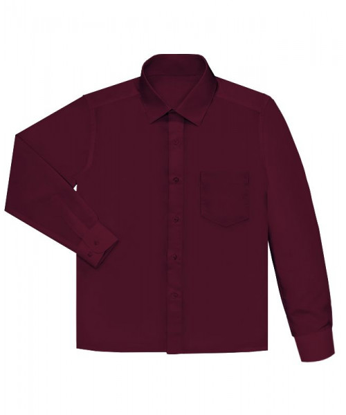 Бордовая сорочка (рубашка) для мальчика 29901-ПМ21