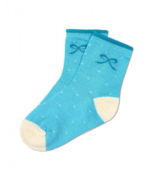 Голубые носки для девочки 40721-ПЧ19
