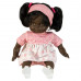 Кукла мягконабивная Санни темнокожая 32 см