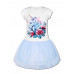 Белое платье для девочки 83152-ДЛН19