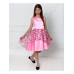Нарядное розовое платье для девочки 806910-ДН18