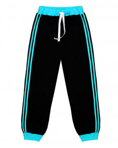 Чёрные спортивные брюки для мальчика 79252-МС18