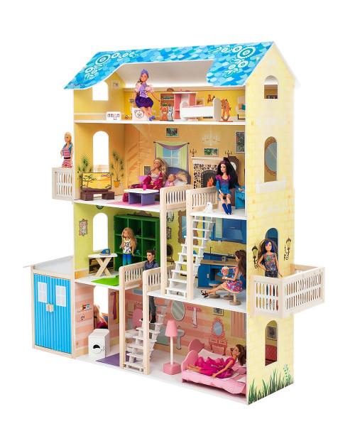 Кукольный домик Лира (с мебелью)