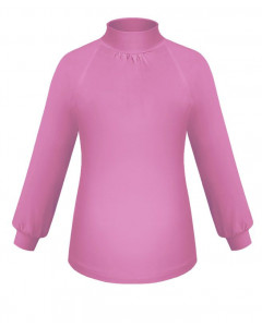 Сиреневая школьная водолазка (блузка) для девочки 75815-ДШ18