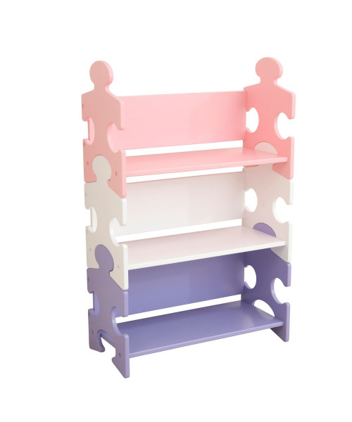 Система хранения Пазл, пастель (Puzzle Bookshelf - Pastel)