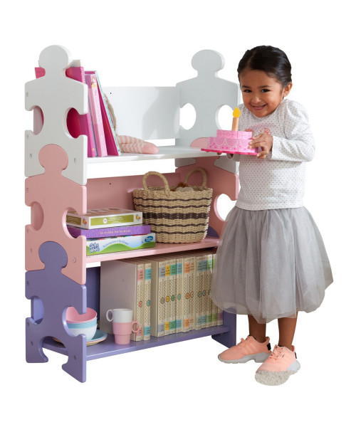 Система хранения Пазл, пастель (Puzzle Bookshelf - Pastel)