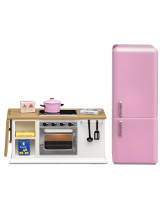 Набор мебели для домика Смоланд Кухонный набор с холодильником