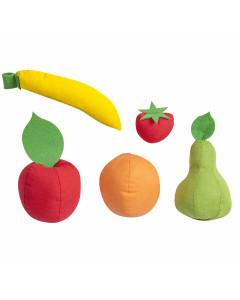 Набор фруктов 5 предметов (с карточками)