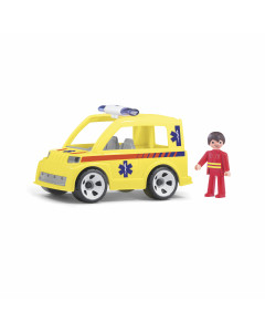 Машина скорой помощи с водителем игрушка 17 см