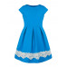 Бирюзовое платье для девочки 81067-ДО18