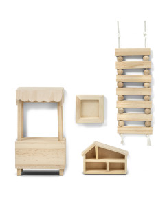 Набор деревянной мебели для домика «Сделай сам» Игрушки