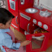 Игрушка кухня из дерева Винтаж, цвет Красный (Red Vintage Kitchen)