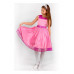 Розовое платье для девочки 82802-ДН18