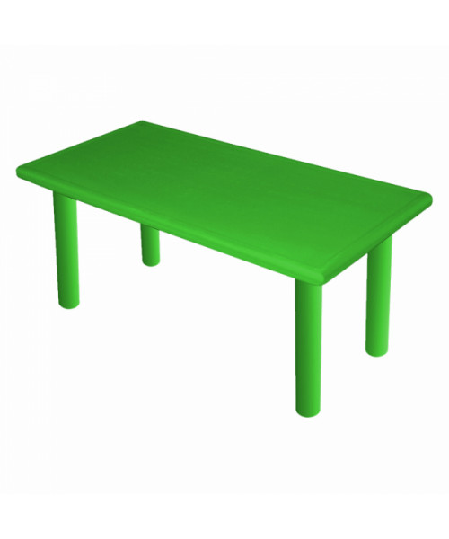Большой стол Королевский, пластик с металлической базой, цвет Зеленый