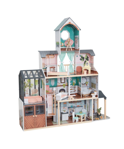 Кукольный домик Особняк Селесты, с мебелью 22 элементов