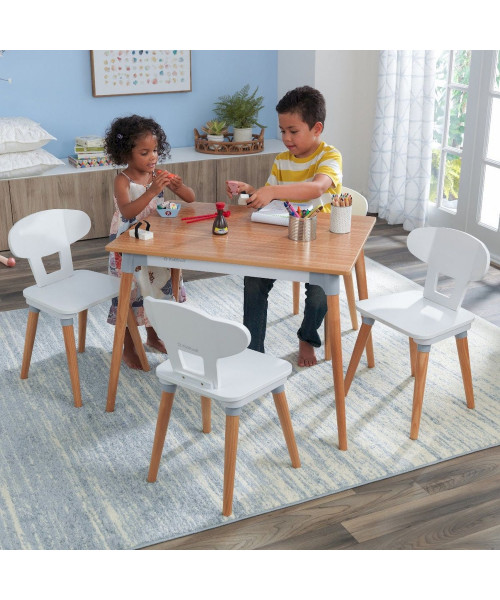 Набор детской мебели Mid Century: стол, 4 стула