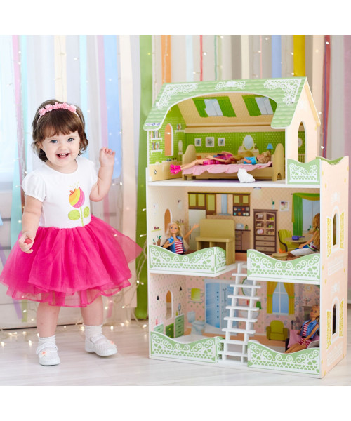 Кукольный домик Луиза Виф (с мебелью)