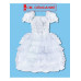 Белое нарядное платье для девочки 2830Б-ПСДН16