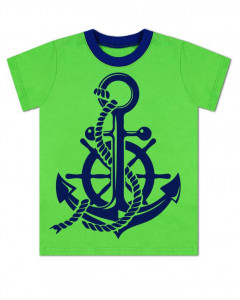 Зелёная футболка для мальчика 80942-МЛС19