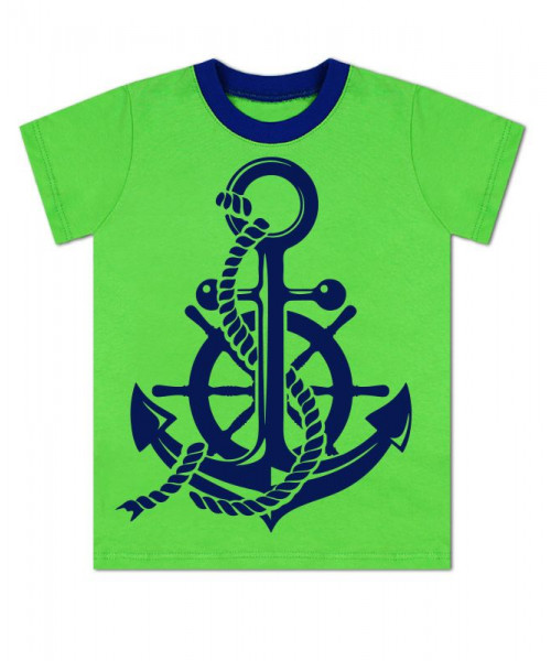 Зелёная футболка для мальчика 80942-МЛС19