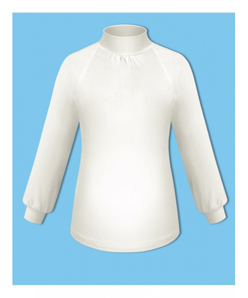 Молочная школьная  водолазка(блузка) для девочки 75818-ДШ20