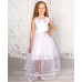 Белое нарядное платье для девочки 82886-ДН18