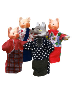 Кукольный театр Три поросенка 4 персонажа