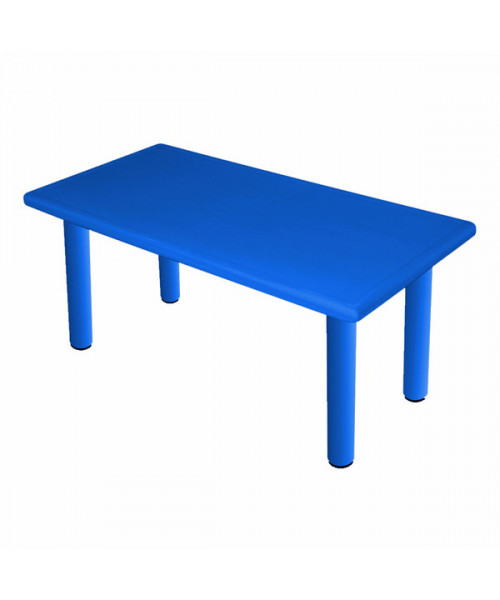 Большой стол Королевский, пластиковый, цвет Синий