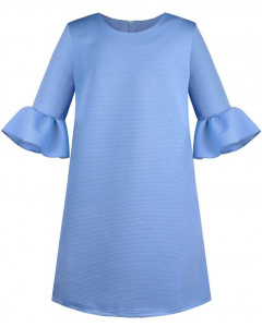 Голубое платье для девочки 80773-ДН19
