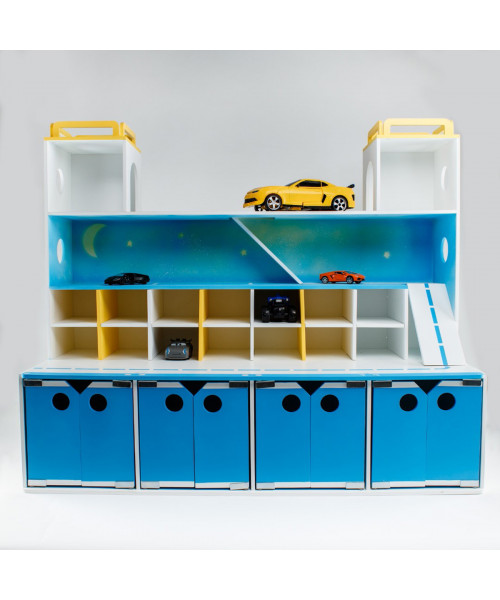 Система хранения Парковка, цвет: синий
