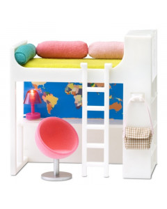 Кукольная мебель Смоланд Детская кровать-чердак