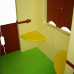 Игровой домик для детей Королевский (2 окна, 2 двери), желтый