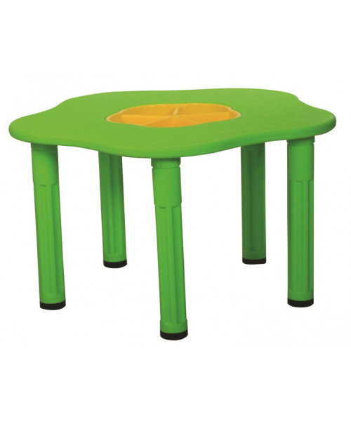 Детский столик Сэнди, с системой хранения мелочей, цвет Зеленый