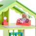 Трехэтажный домик для кукол Фиолент с 14 предметами мебели