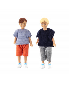 Куклы для домика два мальчика