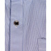 Голубая школьная рубашка в полоску 29912-ПМ21