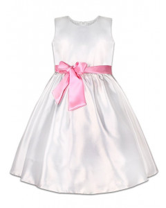 Белое нарядное платье для девочки 82231-ДН19